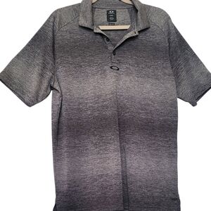 Oakley Men's Gray Polo Shirt. Size L